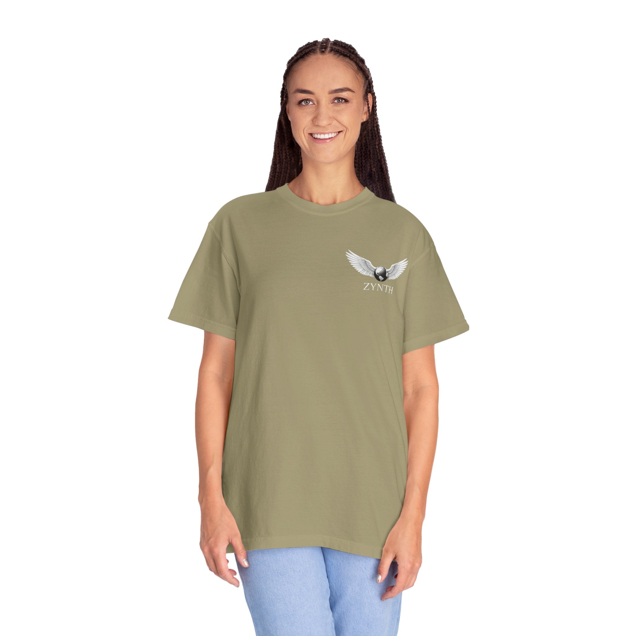 ZYNTH Wings Left Corner Tee