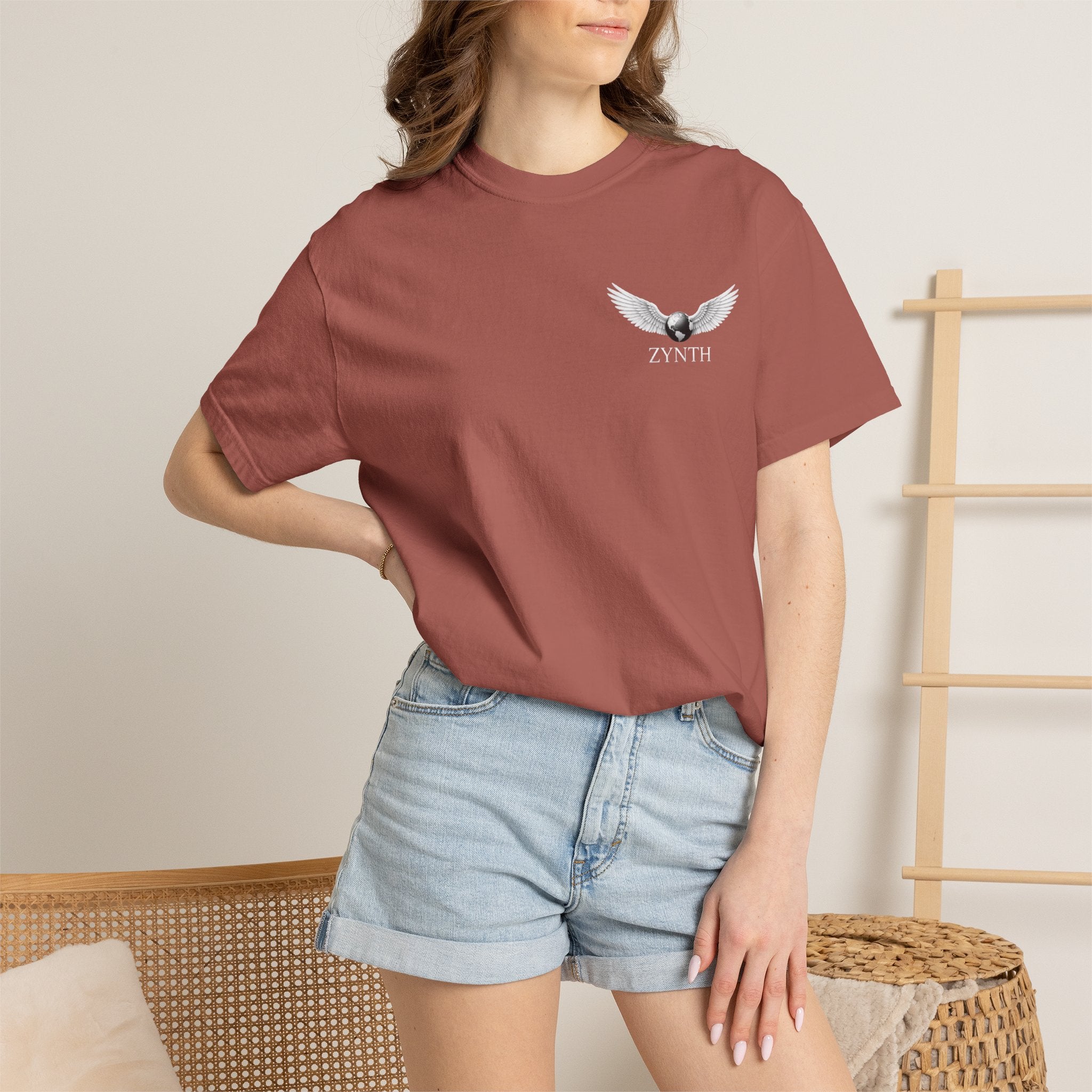 ZYNTH Wings Left Corner Tee