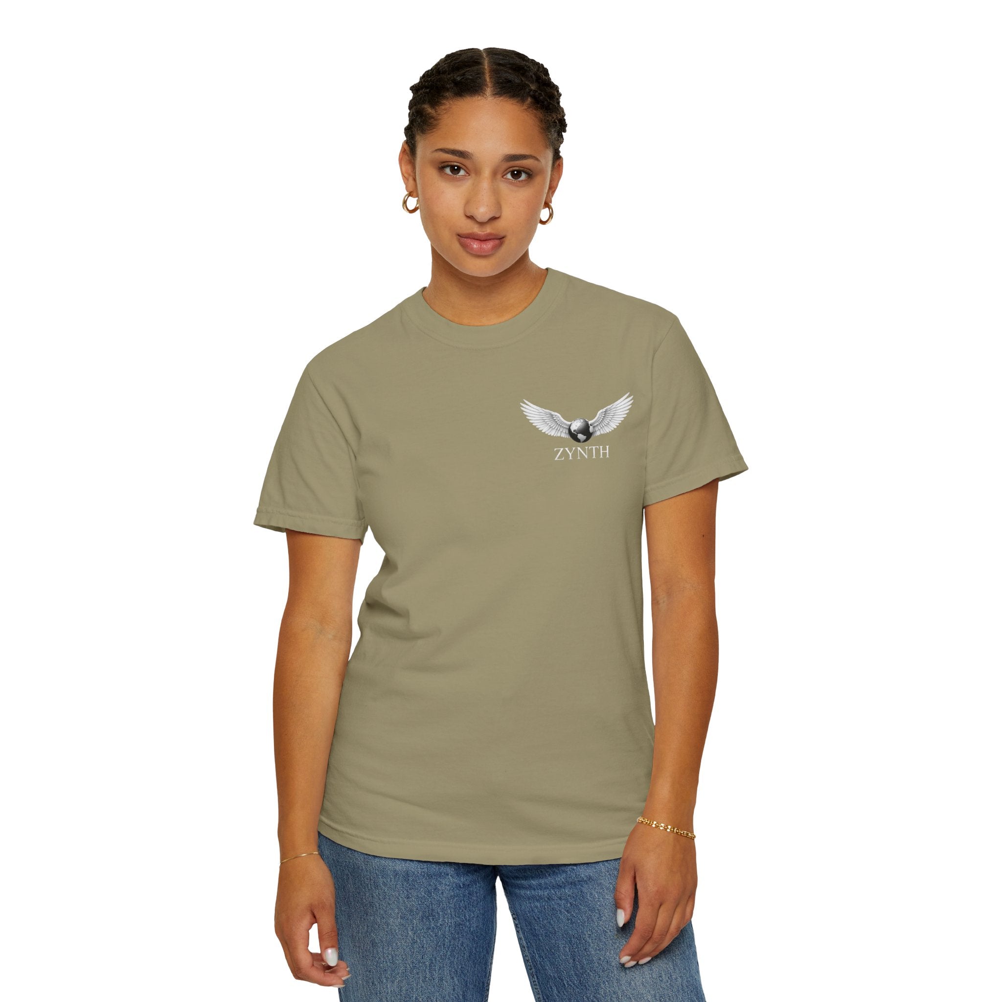 ZYNTH Wings Left Corner Tee