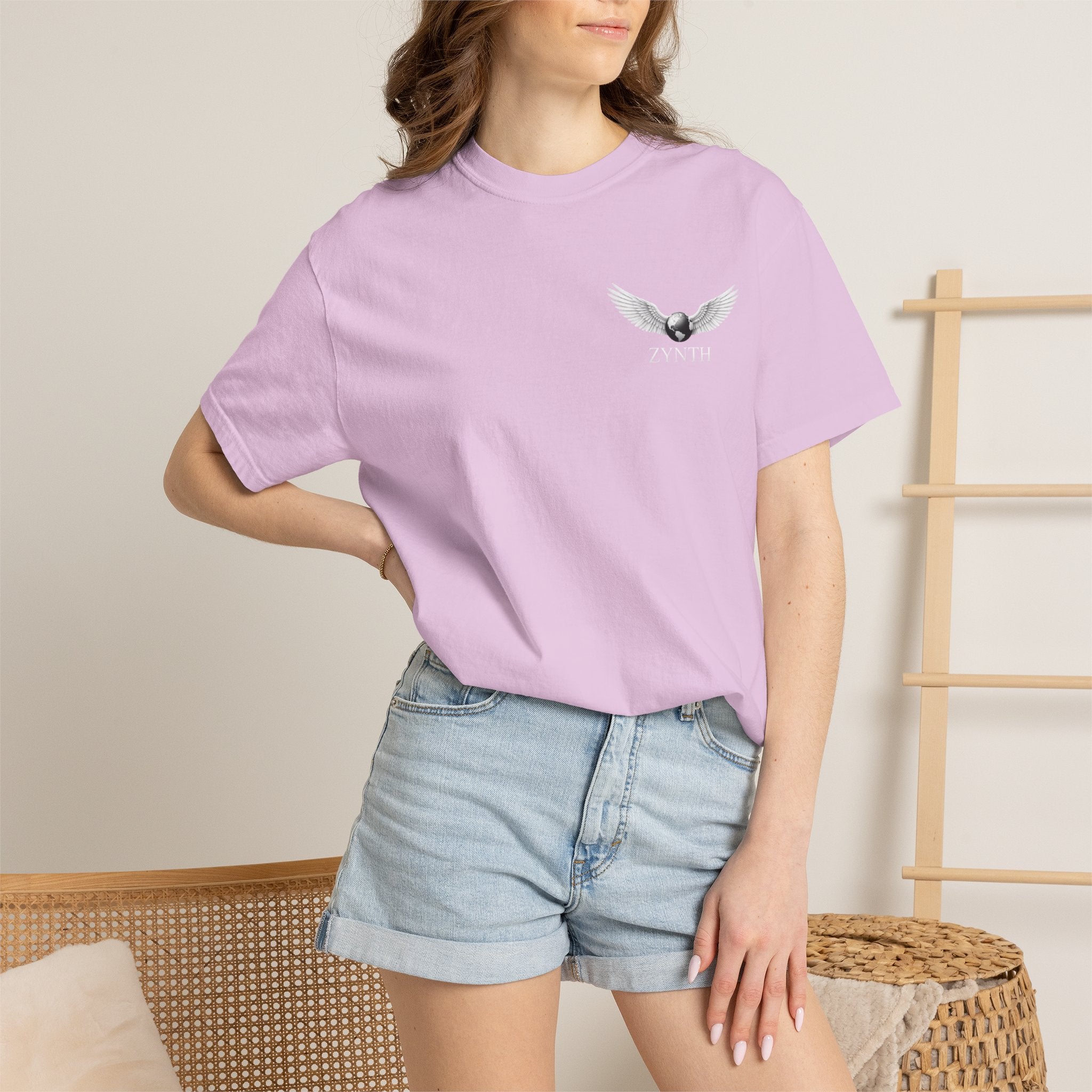 ZYNTH Wings Left Corner Tee