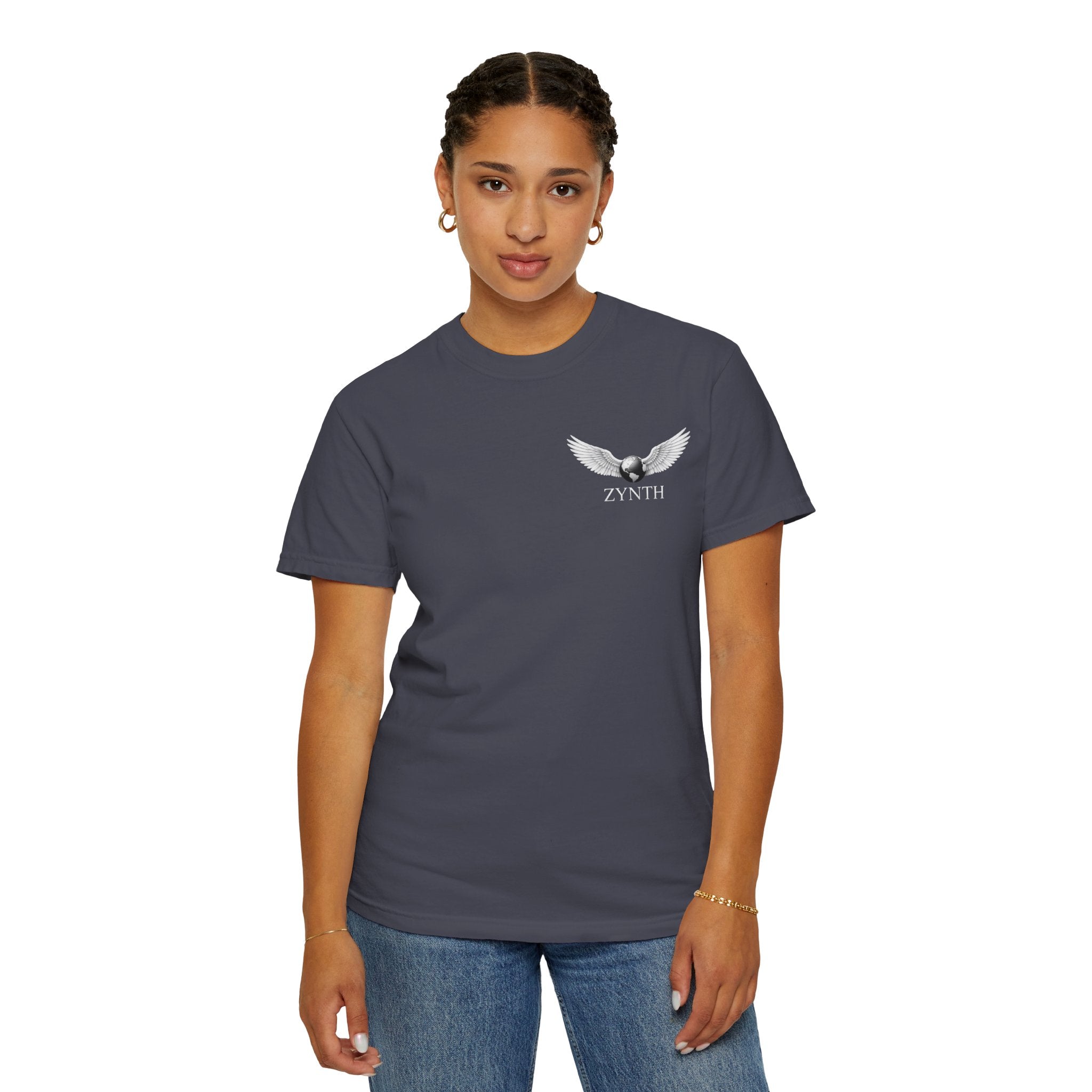 ZYNTH Wings Left Corner Tee