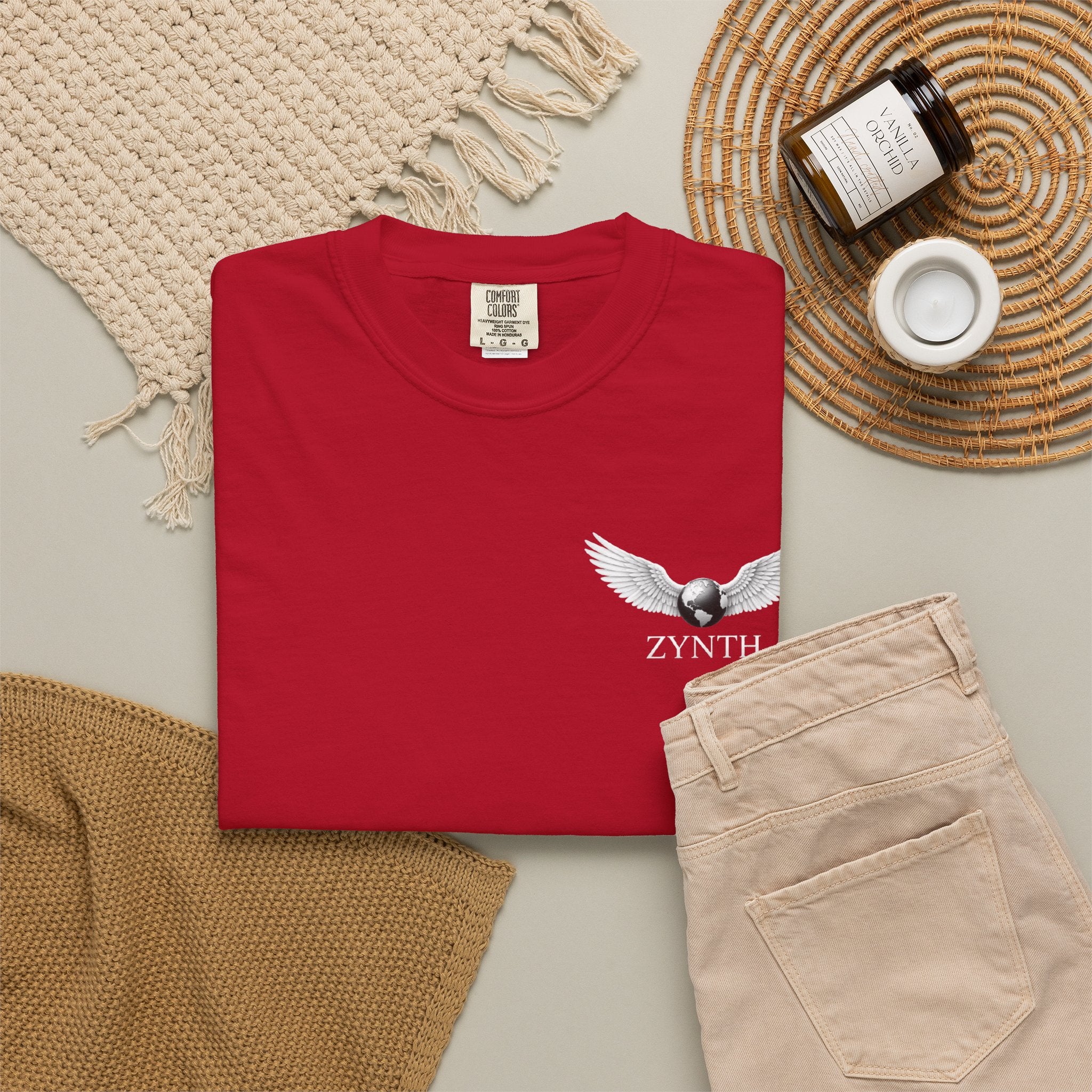ZYNTH Wings Left Corner Tee
