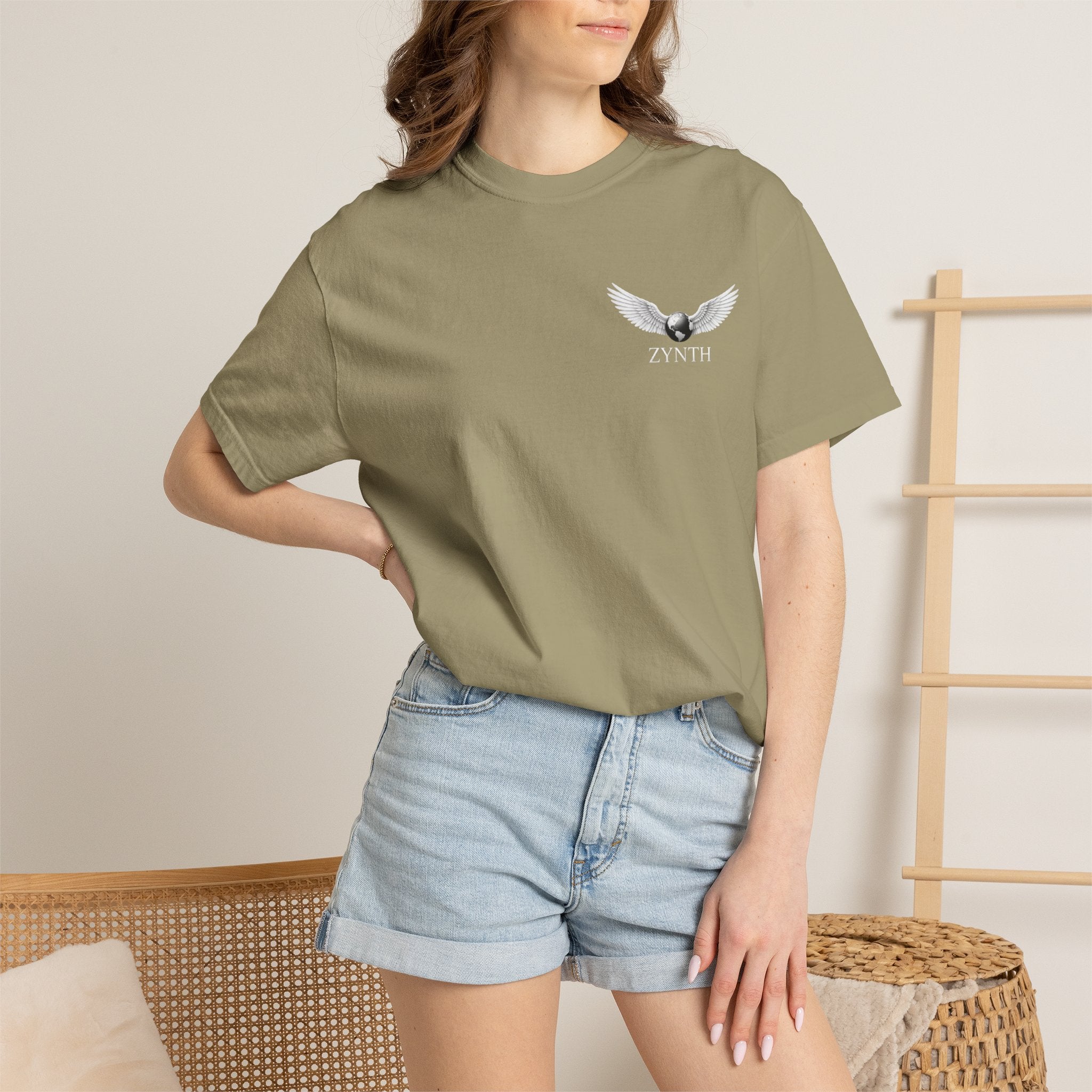 ZYNTH Wings Left Corner Tee