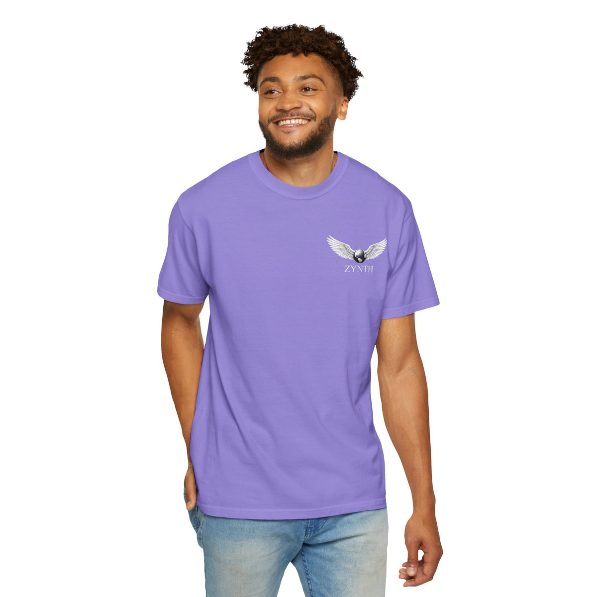 ZYNTH Wings Left Corner Tee