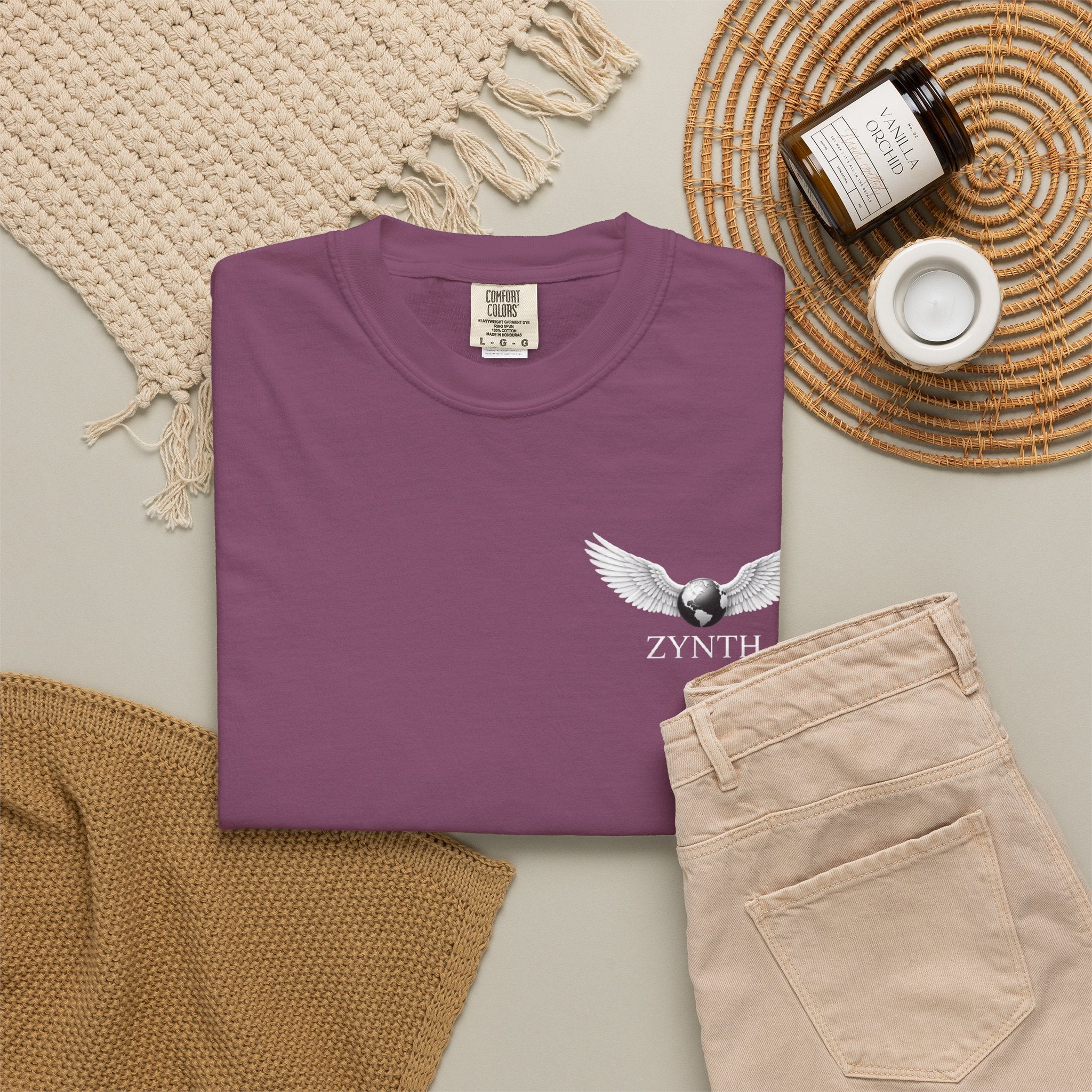 ZYNTH Wings Left Corner Tee