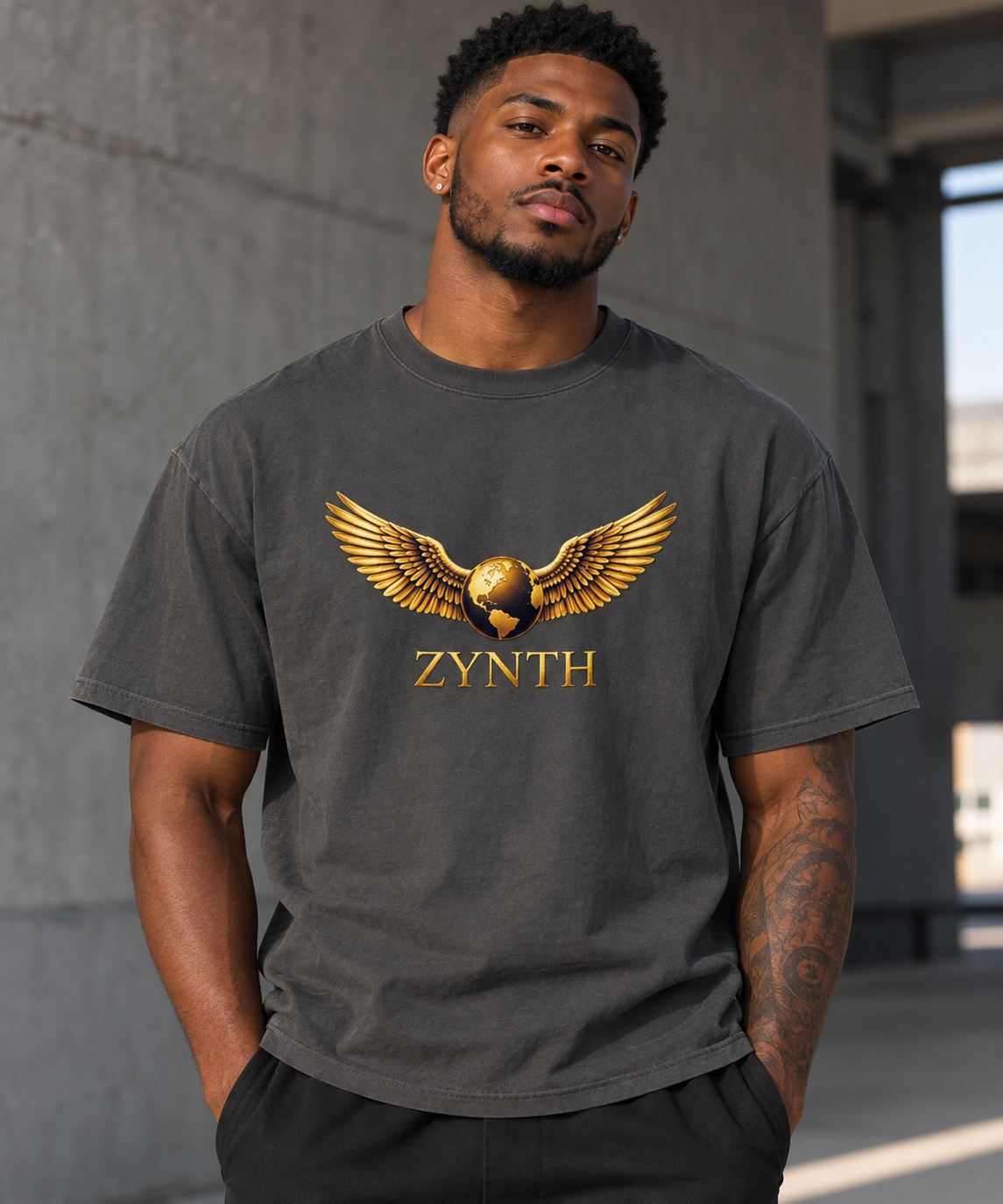 ZYNTH Golden Wing Tee