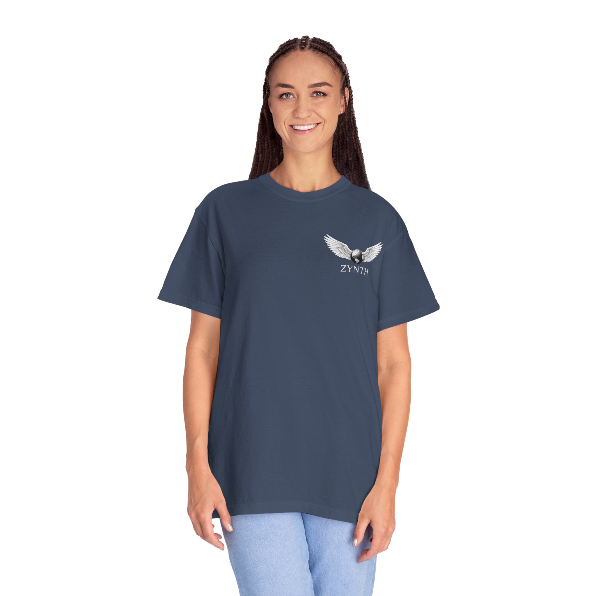 ZYNTH Wings Left Corner Tee