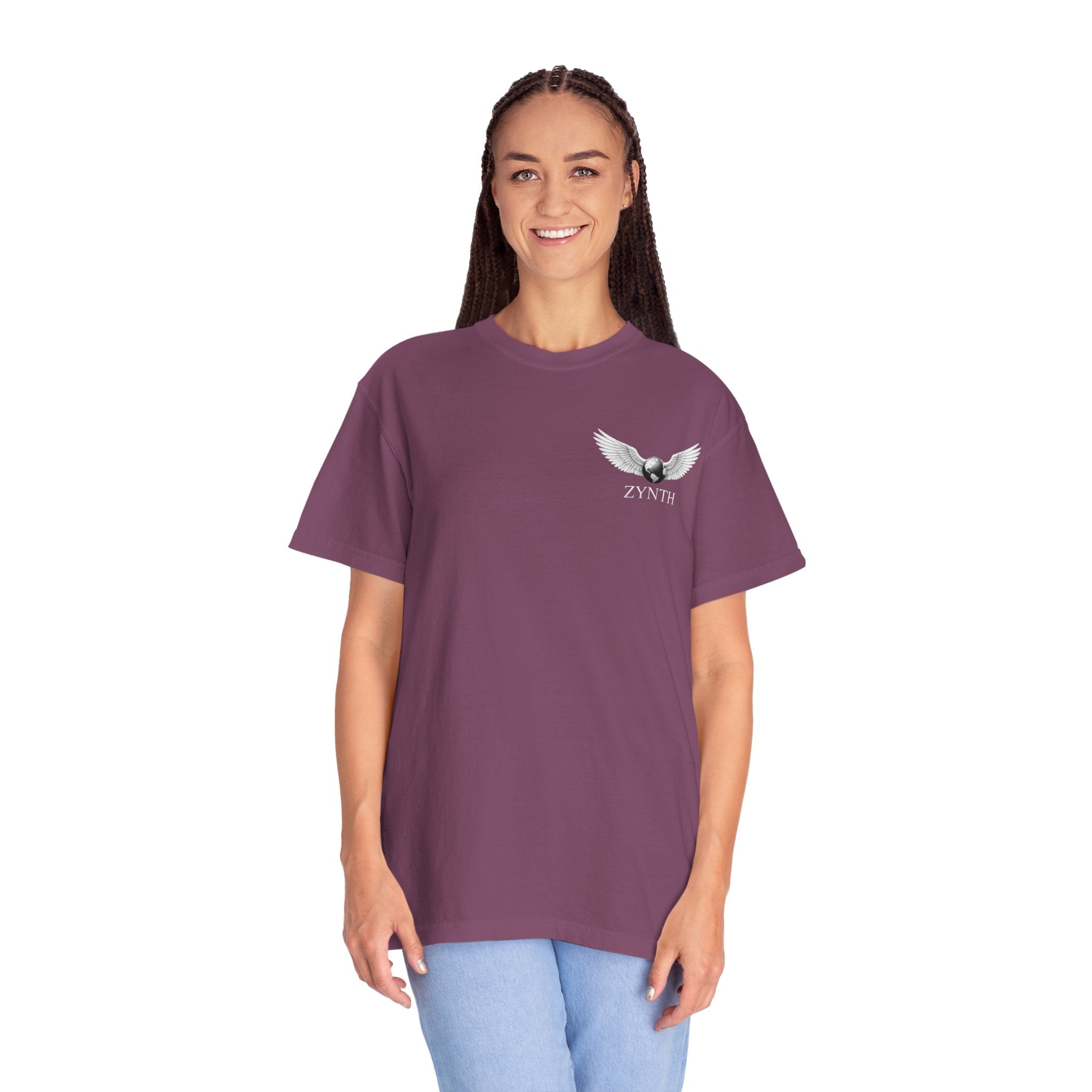 ZYNTH Wings Left Corner Tee