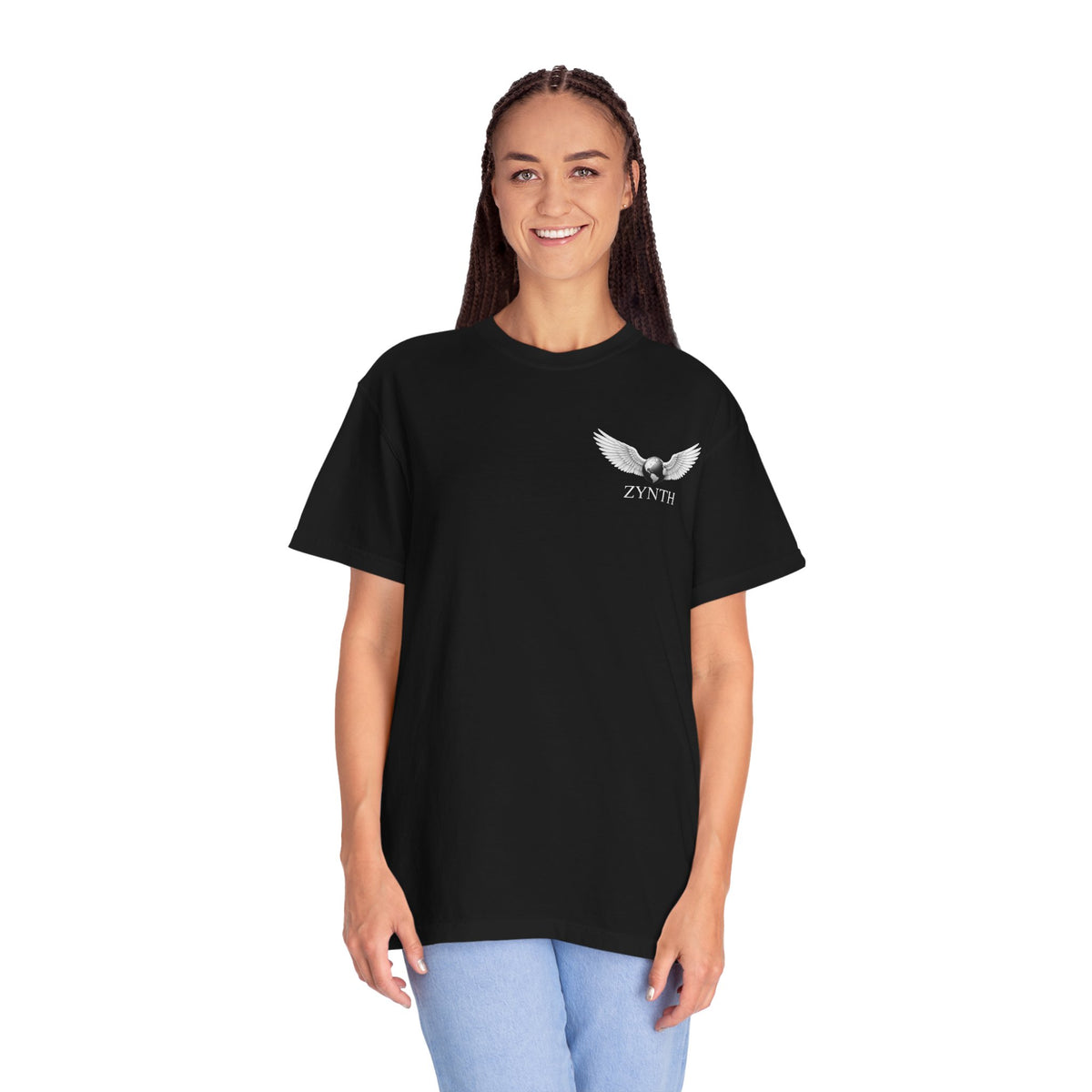 ZYNTH Wings Left Corner Tee