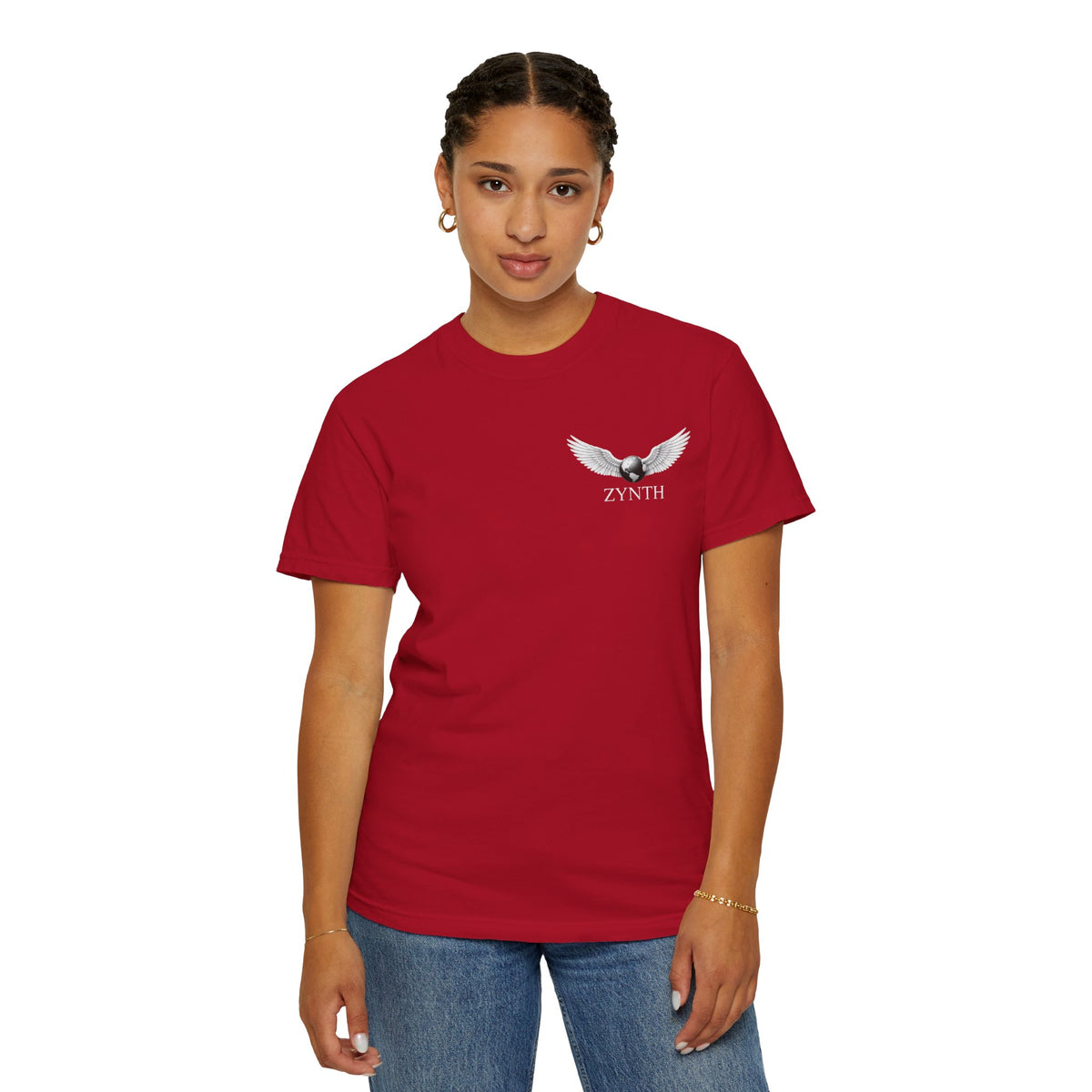 ZYNTH Wings Left Corner Tee