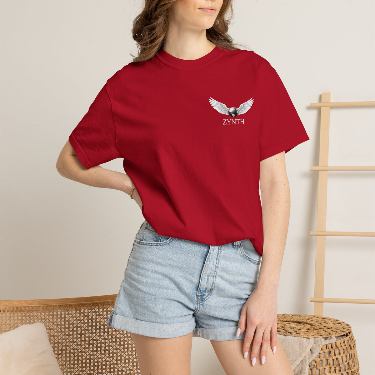 ZYNTH Wings Left Corner Tee