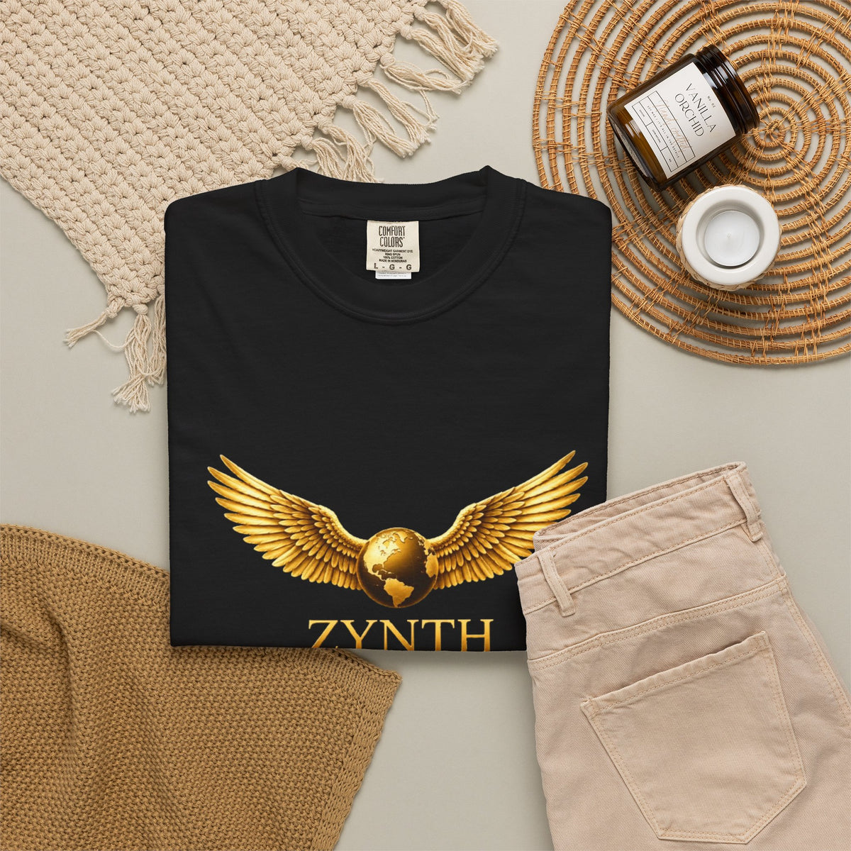 ZYNTH Golden Wing Tee