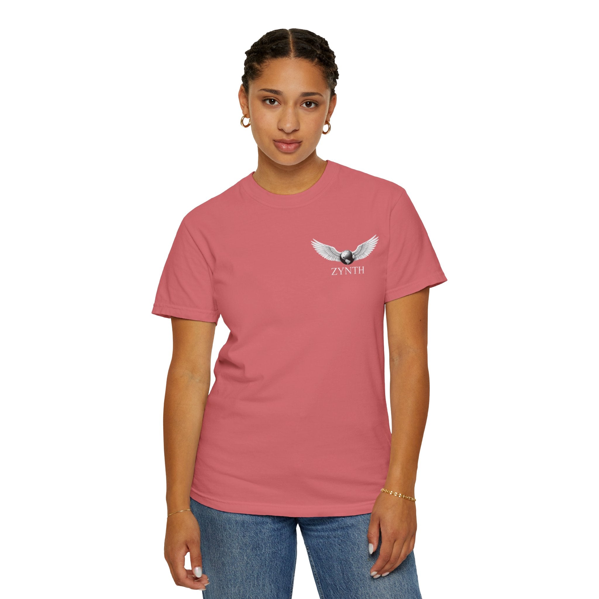 ZYNTH Wings Left Corner Tee