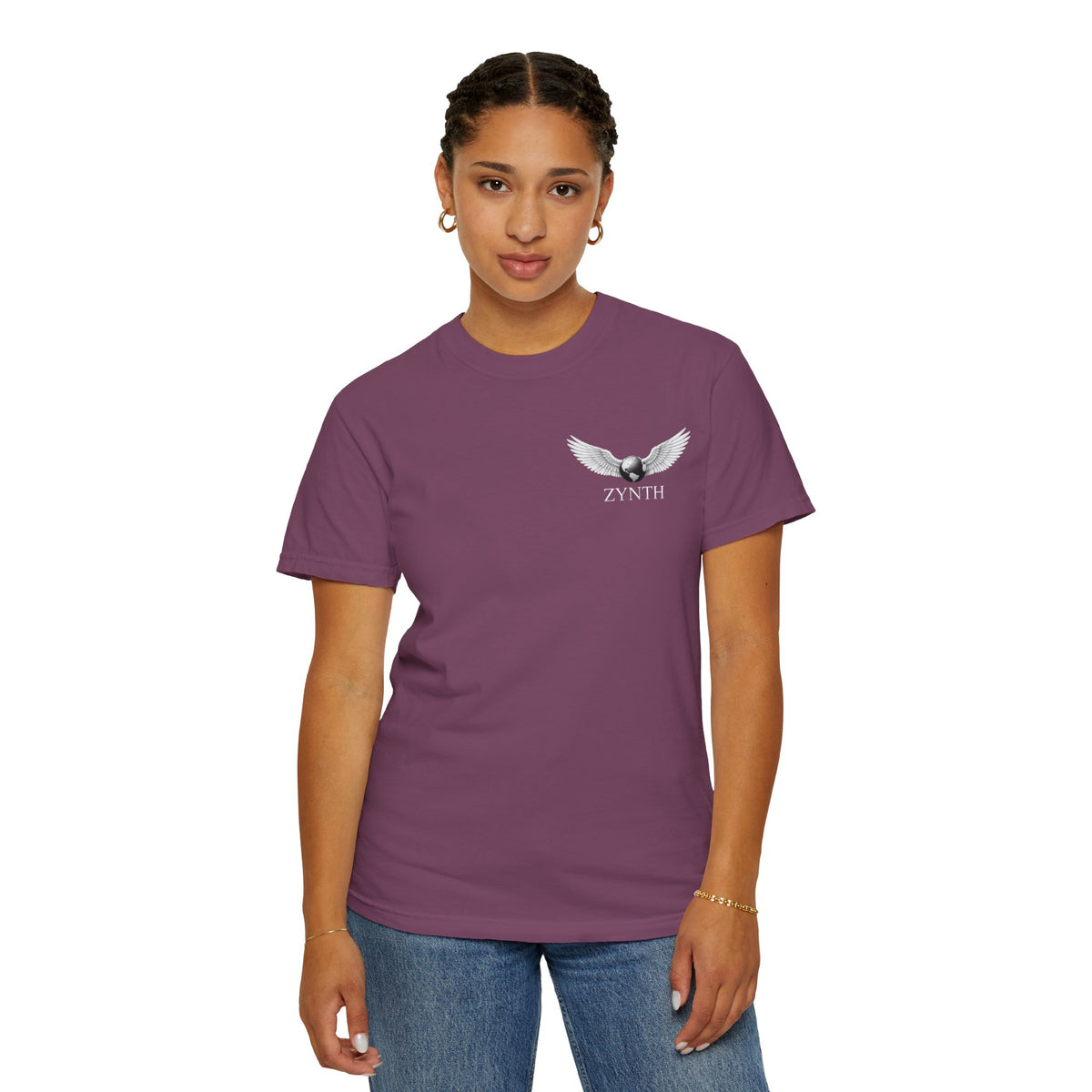 ZYNTH Wings Left Corner Tee