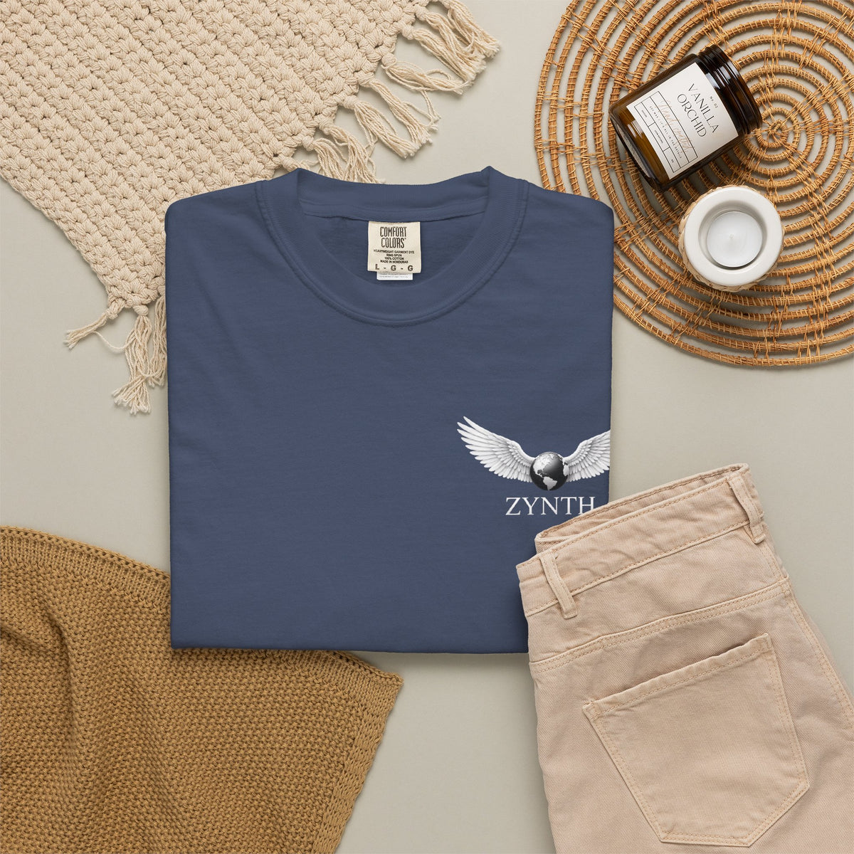 ZYNTH Wings Left Corner Tee