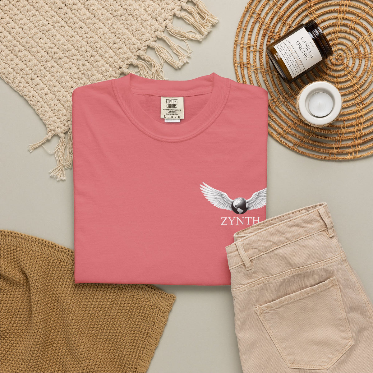 ZYNTH Wings Left Corner Tee