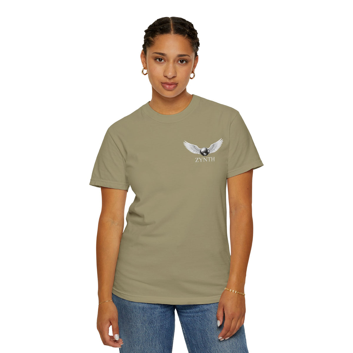 ZYNTH Wings Left Corner Tee