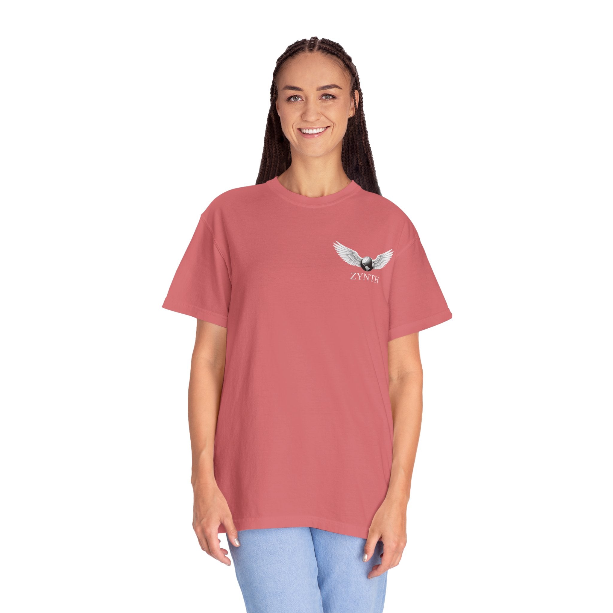 ZYNTH Wings Left Corner Tee